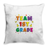 team 1st grade Throw Pillow
