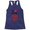i love daddy Racerback Tank