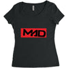 LOVE IS SO MAD Women's Triblend Scoop T-shirt