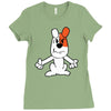 reksio bajki prl poland koszulka Ladies Fitted T-Shirt