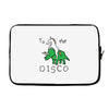To The Disco (Unicorn Riding Triceratops) Laptop sleeve