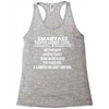Smartass September Girl Racerback Tank
