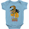 link the mask Baby Onesie