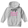 playing for breast cancer Youth Hoodie