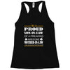 im a proud son in law Racerback Tank