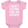 techno for an answer Baby Bodysuit