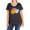 treat yo self Ladies Curvy T-Shirt