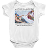 Michelangelo Creation of Adam Baby Bodysuit