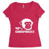 98% chimpanzee Women's Triblend Scoop T-shirt