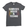 Sunrises House &amp; Techno Ladies Fitted T-Shirt