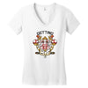peach's gym Women's V-Neck T-Shirt