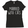 married with cats Ladies Fitted T-Shirt