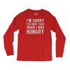 hungry apology Long Sleeve Shirts