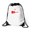 anti war guitar folk music writers Drawstring Bags