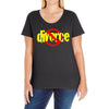 divorce Ladies Curvy T-Shirt