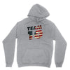 team 10 american flag Unisex Hoodie