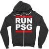 run psg paris st germain fotbal Zipper Hoodie