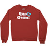 Bun in the Oven with Heart Baby Boy Crewneck Sweatshirt
