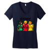 heathers girls black Women's V-Neck T-Shirt