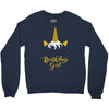 birthday unicorn girl Crewneck Sweatshirt