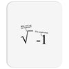 be together it's complicated math Mousepad