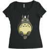 my neighbour totoro Women's Triblend Scoop T-shirt