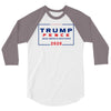 TRUMP PENCE 2020 3/4 Sleeve Shirt
