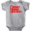 funny  wtf, ideal birthday present or gift Baby Bodysuit