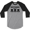 nothing but strikes t shirt funny bowling tee pba sports cool 3/4 Sleeve Shirt