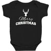 buck merry christmas Baby Bodysuit