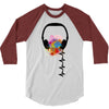 headphone 3/4 Sleeve Shirt