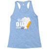 Butt Out Lung Cancer Awareness Racerback Tank