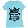 Queens Are Born In September Ladies Fitted T-Shirt