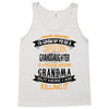 Super Cool Granddaughter Of A Freaking Awesome Grandma Tank Top