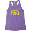 may the f= Racerback Tank
