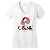 creme fraiche Women's V-Neck T-Shirt