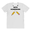 down with homework All Over Women's T-shirt