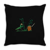 at last we meet Throw Pillow