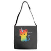 the magical kittencorn Adjustable Strap Totes