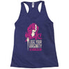 hair stylist virginity Racerback Tank