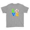 love baseball neon rhinestuds Youth Tee