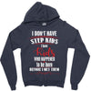 step kids white letter Zipper Hoodie