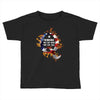 American Flag Q Fire Toddler T-shirt