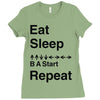 loop detected Ladies Fitted T-Shirt