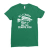 all i caught was this crappie fish Ladies Fitted T-Shirt