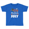 Halloween Kings Are Born In July Toddler T-shirt