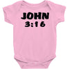 john 3 16 Baby Onesie