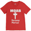 moab military mother of all bombs V-Neck Tee