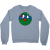 who watches the pizza Crewneck Sweatshirt