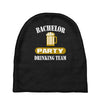 bachelor party drinking team wedding groomsmen bridal funny Baby Beanies